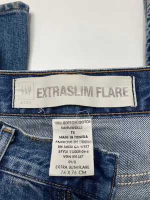 EXTRASLIM FLARE/デニムパンツ/パンツ/ブルー/76 X 76 cm