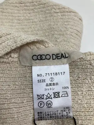 COCO DEAL/ココディール/ニット/セーター/トップス/ベージュ/2