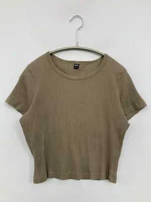UNIQLO/ユニクロ/Tシャツ/カットソー/トップス/カーキ/L
