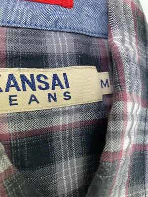 KANSAI JEANS/シャツ/ブラウス/トップス/グレー/M
