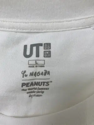 UNIQLO/ユニクロ/Tシャツ/カットソー/トップス/ホワイト/L