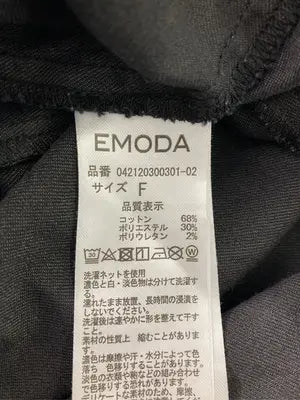 EMODA/エモダ/シャツワンピース/ワンピース/ドレス/ブラック/F