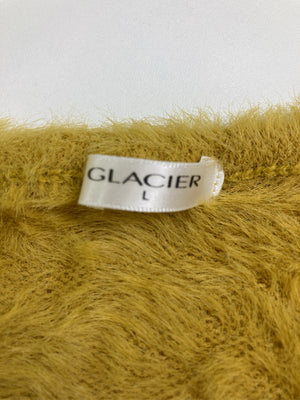 GLACIER/グラシア/ニット/セーター/トップス/イエロー/L
