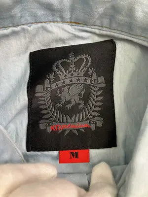 KD premium/シャツ/ブラウス/トップス/スカイブルー/M