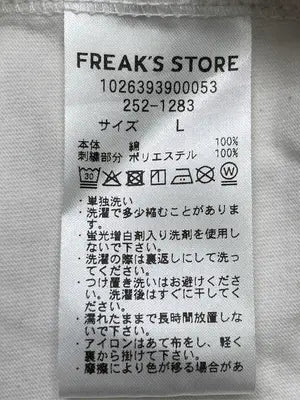 FREAK'S STORE/フリークスストア/Tシャツ/カットソー/トップス/ホワイト/L