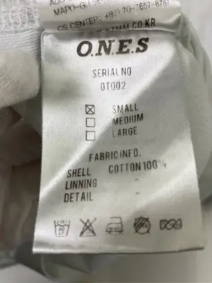 ONES/Tシャツ/カットソー/トップス/ホワイト/S