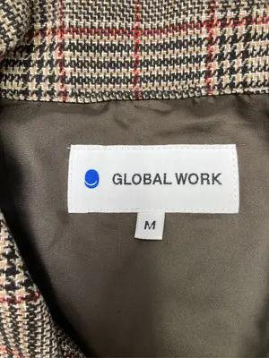 GLOBAL WORK/グローバルワーク/シャツ/ブラウス/トップス/グレー/M