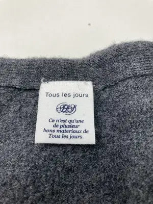 Tous les jours/ノーカラーコート/ジャケット/アウター/グレー/38