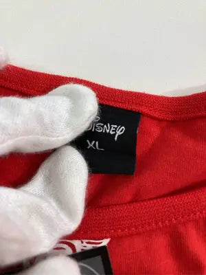 Disney/ディズニー/Tシャツ/カットソー/トップス/レッド/XL