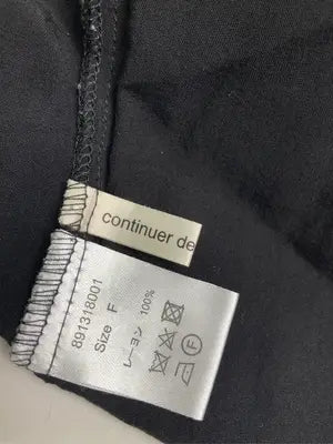 continuer de NICE CLAUP/コンティニューデナイスクラップ/Tシャツ/カットソー/トップス/ブラック/F