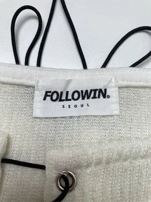 FOLLOWIN/フォロウィン/カーディガン/ボレロ/トップス/ホワイト/F