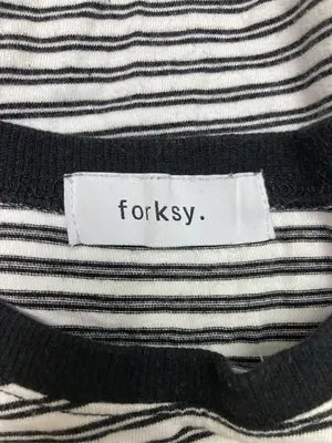 forksy./フォルクシー/Tシャツ/カットソー/トップス/ブラック/F