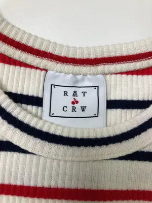 RATCRW/ラットクルー/Tシャツ/カットソー/トップス/ホワイト