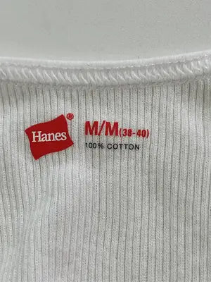 Hanes/ヘインズ/タンクトップ/トップス/ホワイト/M/M(38-40)