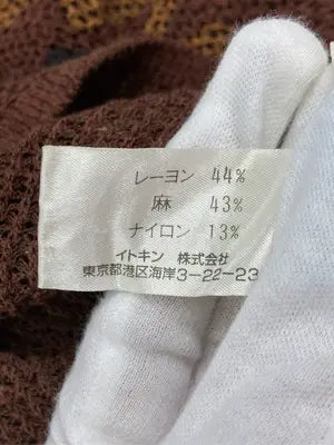 GIANNI LO GIUDICE/ニット/セーター/トップス/ブラウン/34