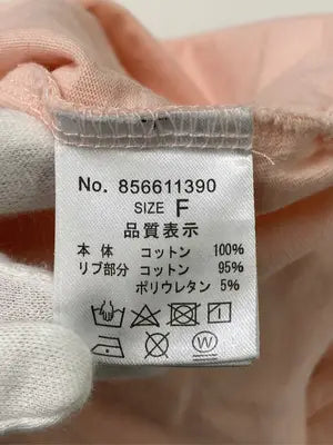 continuer de NICE CLAUP/コンティニューデナイスクラップ/Tシャツ/カットソー/トップス/ピンク/F
