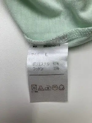 BACK NUMBER/バックナンバー/Tシャツ/カットソー/トップス/ライトグリーン/L