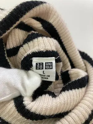 UNIQLO/ユニクロ/ニット/セーター/トップス/アイボリー/L