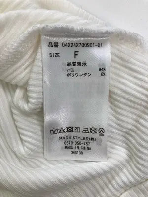 EMODA/エモダ/Tシャツ/カットソー/トップス/ホワイト/F