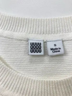 UUUUUUUUUUUU/Tシャツ/カットソー/トップス/ホワイト/S