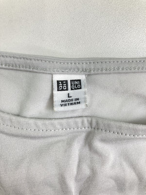 UNIQLO/ユニクロ/Tシャツ/カットソー/トップス/グレー/L