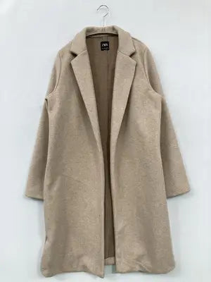 ZARA/ザラ/ステンカラーコート/ジャケット/アウター/ベージュ/USA M