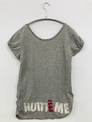 HUITIEME/Tシャツ/カットソー/トップス/グレー/L