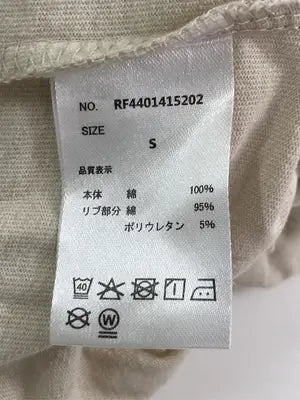 Refurbish/リファービッシュ/Tシャツ/カットソー/トップス/ベージュ/S