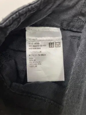 UNIQLO/ユニクロ/カーゴパンツ/パンツ/ブラック/M