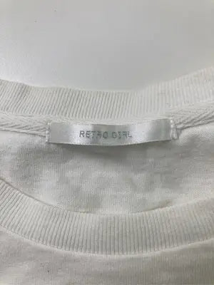 RETRO GIRL/レトロガール/Tシャツ/カットソー/トップス/ホワイト/F
