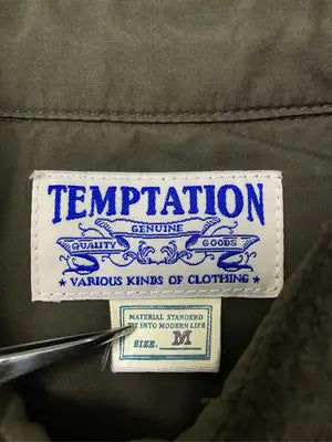 TEMPTATION/テンプテーション/シャツ/ブラウス/トップス/カーキ/M