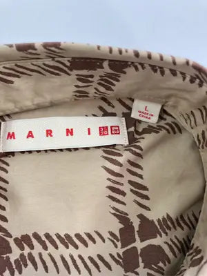 MARNI × UNIQLO/マルニユニクロ/シャツ/ブラウス/トップス/ベージュ/L