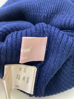 ニット/セーター/トップス/ネイビー/FREE