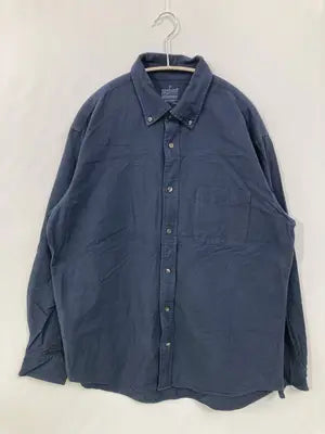 無印良品/ムジルシリョウヒン/シャツ/ブラウス/トップス/ネイビー/XL