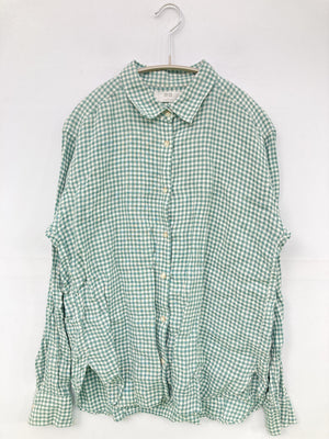 UNIQLO/ユニクロ/シャツ/ブラウス/トップス/グリーン/L