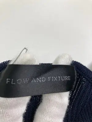 Flow and fixture/ニット/セーター/トップス/ネイビー/L