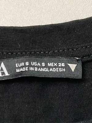 ZARA/ザラ/Tシャツ/カットソー/トップス/ブラック/S