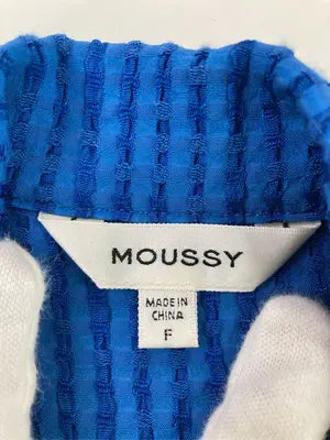MOUSSY/マウジー/シャツ/ブラウス/トップス/ブルー/F
