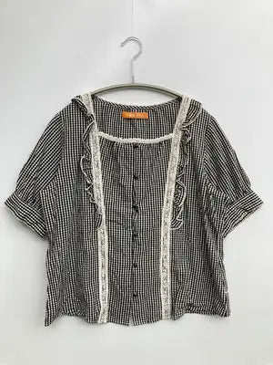 Fint/フィント/シャツ/ブラウス/トップス/ブラック/F