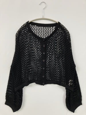 SPRAY PREMIUM/スプレイプレミアム/カーディガン/ボレロ/トップス/ブラック