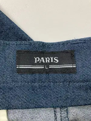 PARIS/パリ/スラックス/パンツ/ネイビー/L