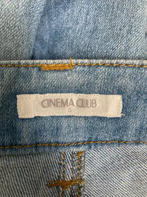 CINEMA CLUB/シネマクラブ/デニムパンツ/パンツ/スカイブルー/S