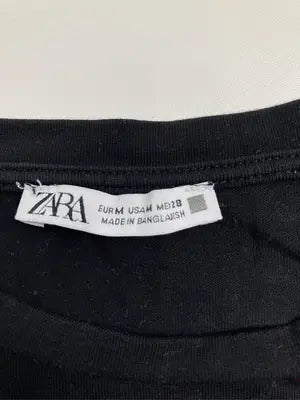 ZARA/ザラ/Tシャツ/カットソー/トップス/ブラック/M