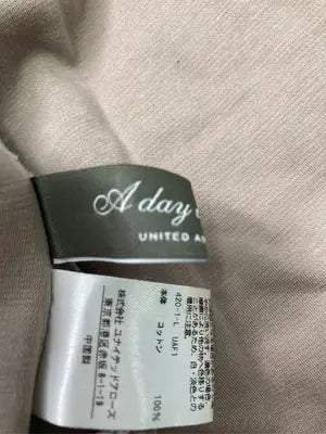 A DAY IN THE LIFE UNITED ARROWS/アデイインザライフユナイテッドアローズ/Tシャツ/カットソー/トップス/ベージュ