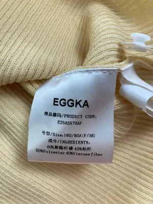 EGGKA/ノースリーブ/トップス/イエロー/F/38    160/80A