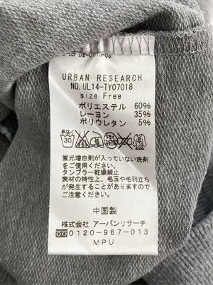 URBAN RESEARCH/アーバンリサーチ/ワンピース/ワンピース/ドレス/グレー/Free