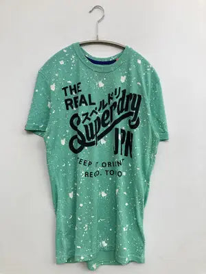 SUPER DRY SURF co./Tシャツ/カットソー/トップス/ライトグリーン/S