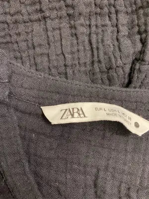 ZARA/ザラ/シャツ/ブラウス/トップス/ブラック/EUR L/USA L/MEX 30