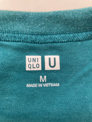 UNIQLO/ユニクロ/Tシャツ/カットソー/トップス/グリーン/M