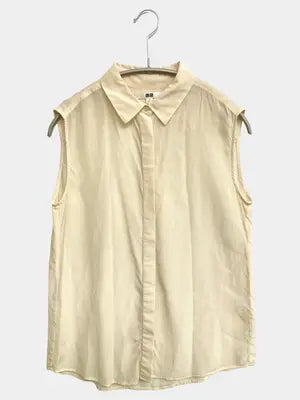 UNIQLO/ユニクロ/シャツ/ブラウス/トップス/アイボリー/S